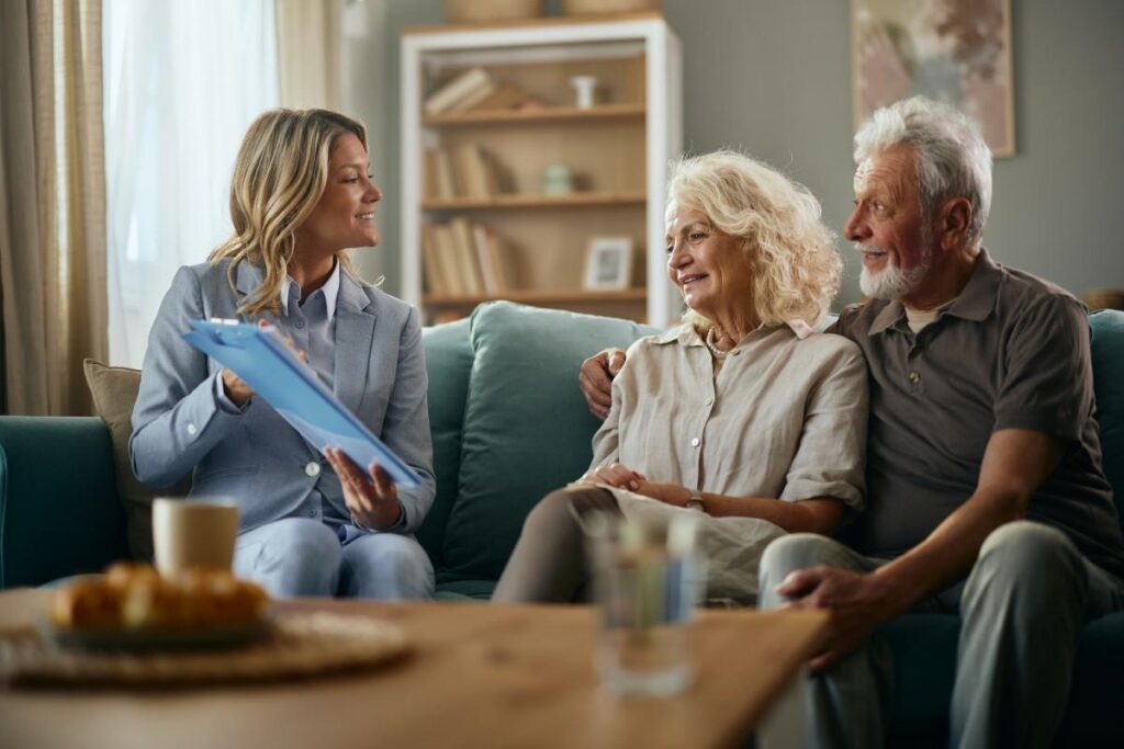 Lawyer Discussing Beneficiary Updates at Law Offices of Robert E. O’Connor